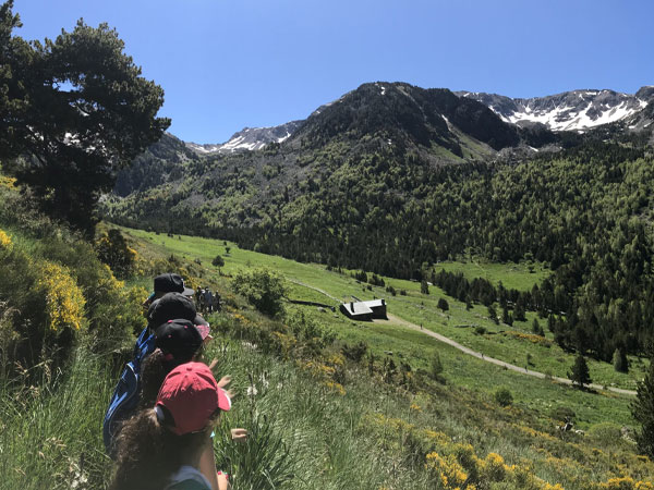 Vía Ferrata Clot del Áspera vía ferrata Andorrana iniciación en Encamp Andorra del Funicamp. Vías Ferratas excelente para iniciación.